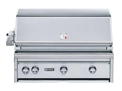 36" Lynx Built-in Grill With Trident Burner And Rotisserie - L36PSR2NG