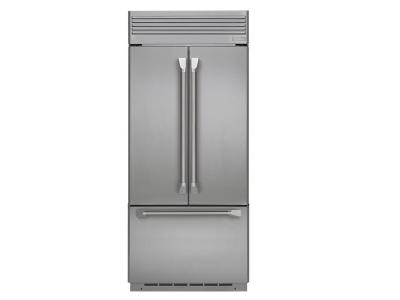 36"Monogram  Built-In French-Door Refrigerator - ZIPP360NHSS