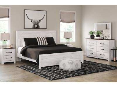 Signature Design by Ashley® Gerridan King Panel Bed with Mirrored Dresser and Nightstand - B1190B10