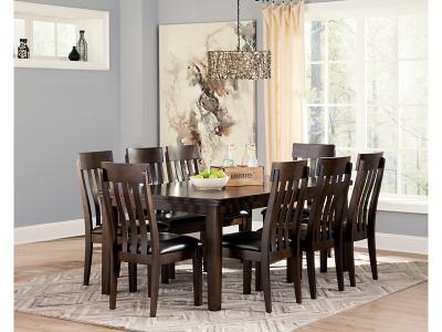 Signature Design by Ashley® Haddigan Dining Table and 8 Chairs - D596D4