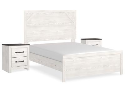 Signature Design by Ashley® Gerridan Full Panel Bed and 2 Nightstands - B1190B12