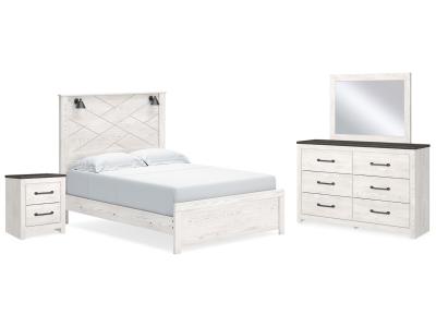 Signature Design by Ashley® Gerridan Queen Panel Bed Dresser Mirror and Nightstand - B1190B15