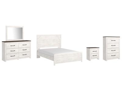 Signature Design by Ashley® Gerridan Queen Panel Bed with Dresser and Mirror Chest and Nightstand - B1190B14