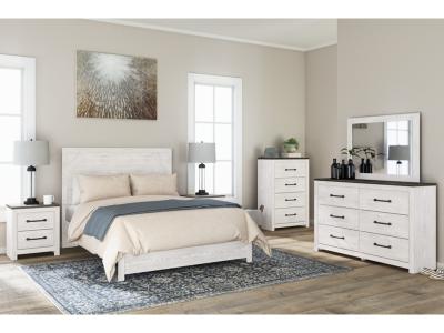 Signature Design by Ashley® Gerridan Queen Panel Bed with Dresser and Mirror Chest and Nightstand - B1190B14