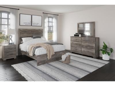 Signature Design by Ashley® Ralinksi Full Panel Bed Dresser Mirror and Nightstand - B2587B9
