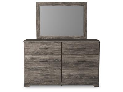 Signature Design by Ashley® Ralinksi Full Panel Bed Dresser Mirror and Nightstand - B2587B9