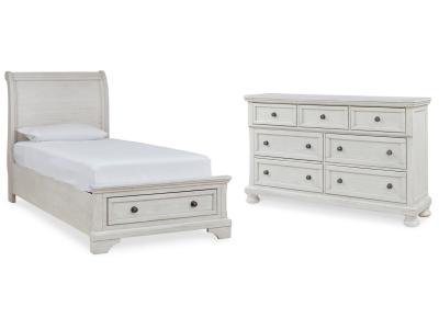 Signature Design by Ashley® Robbinsdale Twin Sleigh Storage Bed and Dresser - B742B26