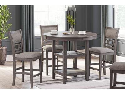 Signature Design by Ashley® Wrenning Counter Height Dining Table and 4 Barstools (Set of 5) - D425-223