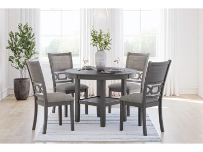 Signature Design by Ashley® Wrenning Dining Table and 4 Chairs (Set of 5) - D425-225