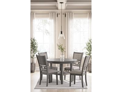 Signature Design by Ashley® Wrenning Dining Table and 4 Chairs (Set of 5) - D425-225