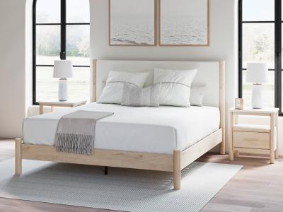 Signature Design by Ashley® Cadmori King Upholstered Panel Bed - B2615B7