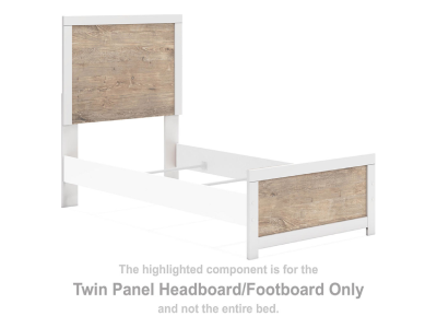 Signature Design by Ashley® Charbitt Twin Panel Headboard/Footboard - B2035-53
