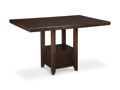 Signature Design by Ashley® Haddigan Counter Height Dining Table 4 Barstools and Server - D596D8