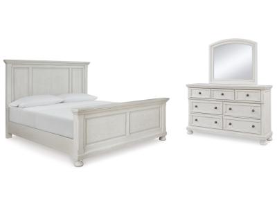 Signature Design by Ashley® Robbinsdale Queen Panel Bed Dresser and Mirror - B742B4