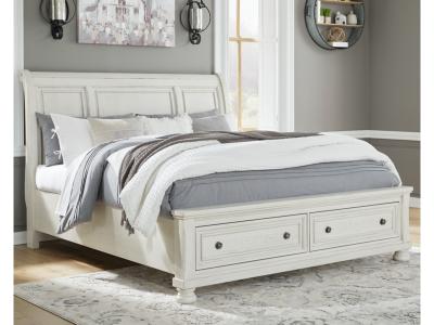 Signature Design by Ashley® Robbinsdale Queen Sleigh Storage Bed Dresser and Mirror - B742B5