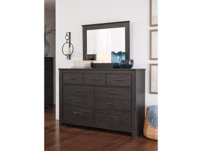 Signature Design by Ashley® Brinxton Full Panel Bed Dresser and Mirror - B249B6