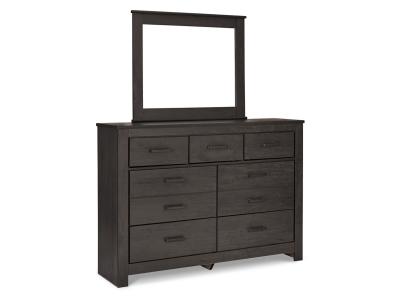 Signature Design by Ashley® Brinxton Full Panel Bed Dresser and Mirror - B249B6