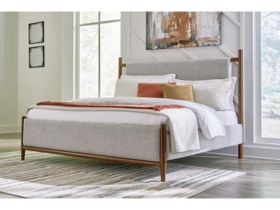 Signature Design by Ashley® Lyncott Queen Upholstered Bed Dresser and Mirror - B615B5