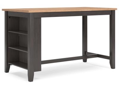 Signature Design by Ashley® Gesthaven Counter Height Dining Table and 4 Barstools - D396D2