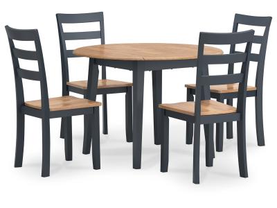 Signature Design by Ashley® Gesthaven Dining Table and 4 Chairs - D399D1