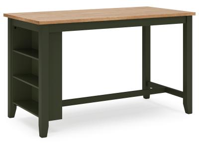 Signature Design by Ashley® Gesthaven Counter Height Dining Table and 4 Barstools - D401D2