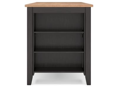 Signature Design by Ashley® Gesthaven Counter Height Dining Table and 2 Barstools - D396D3