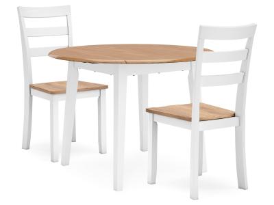 Signature Design by Ashley® Gesthaven Dining Table and 2 Chairs - D398D4