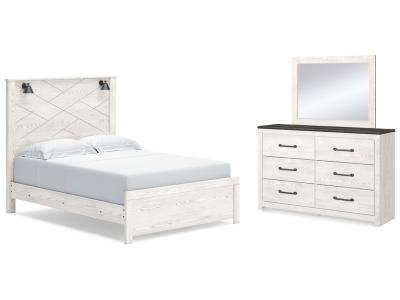 Signature Design by Ashley® Gerridan Queen Panel Bed Dresser and Mirror - B1190B8