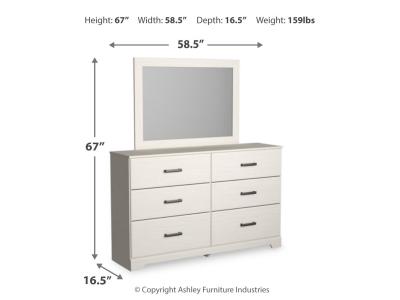 Signature Design by Ashley® Stelsie King Panel Bed Dresser and Mirror - B2588B14