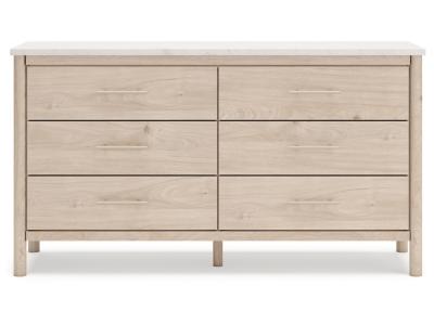 Signature Design by Ashley® Cadmori Queen Upholstered Panel Bed Dresser and Nightstand - B2615B10