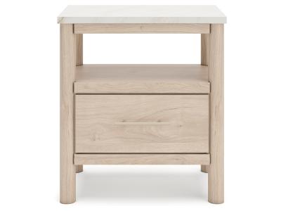 Signature Design by Ashley® Cadmori Queen Upholstered Panel Bed Dresser and Nightstand - B2615B10