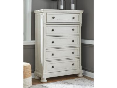 Signature Design by Ashley® Robbinsdale King Panel Bed Dresser Mirror Chest and 2 Nightstands - B742B38