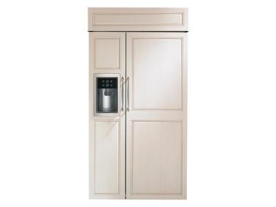 42" Monogram Built-In Side-By-Side Refrigerator with Dispenser - ZISB420DK