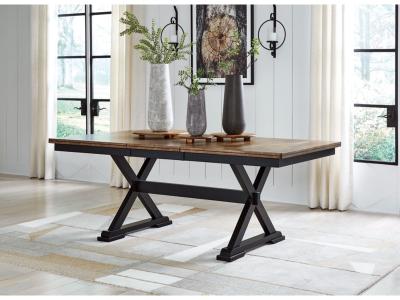 Signature Design by Ashley® Wildenauer Extension Dining Table and 6 Chairs - D634D4