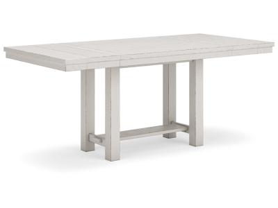 Signature Design by Ashley® Robbinsdale Counter Height Dining Table and 4 Barstools - D642D1
