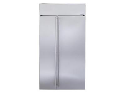 42" Monogram Built-In Side-By-Side Refrigerator - ZISS420NKSS