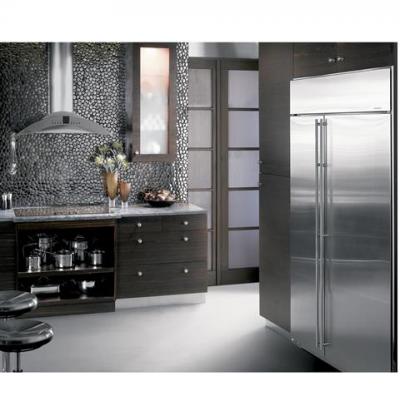 42" Monogram Built-In Side-By-Side Refrigerator - ZISS420NKSS