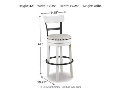 Signature Design by Ashley® Valebeck Bar Height Bar Stool - D546-530