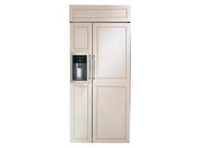 36" Monogram Built-In Side-by-Side Refrigerator with Dispenser - ZISB360DH