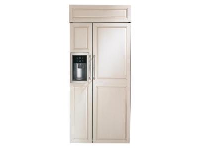 36" Monogram Built-In Side-by-Side Refrigerator with Dispenser - ZISB360DK