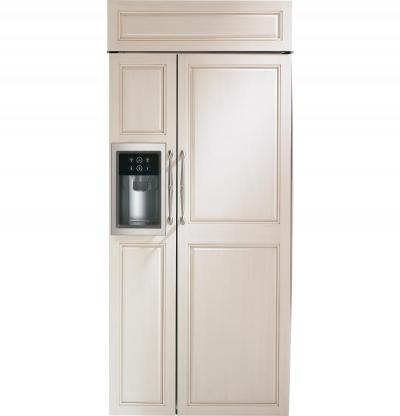 36" Monogram Built-In Side-by-Side Refrigerator with Dispenser - ZISB360DK