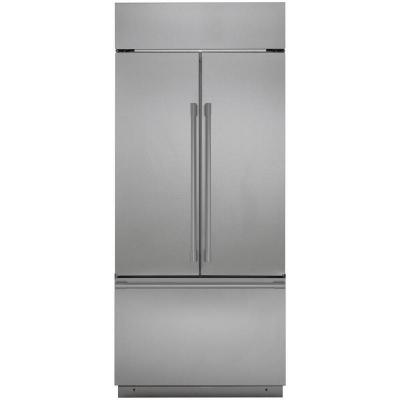 36" Monogram Built In French Door Stainless Steel Refrigerator - ZIPS360NNSS