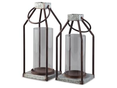 Signature Design by Ashley® Diedrick Lantern (Set of 2) - A2000346