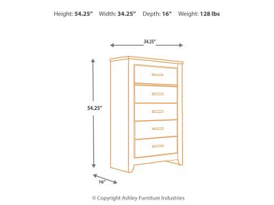 Signature Design by Ashley® Zelen Chest of Drawers - B248-46