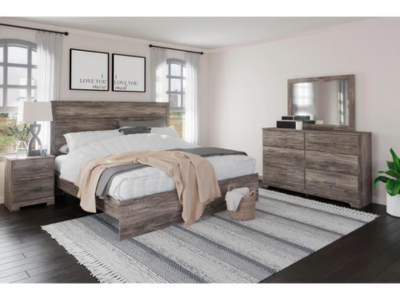 Signature Design by Ashley® Ralinksi King Panel Bed Dresser Mirror and Nightstand - B2587B8