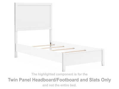 Signature Design by Ashley® Binterglen Twin Panel Headboard/Footboard and Slats - B427-53