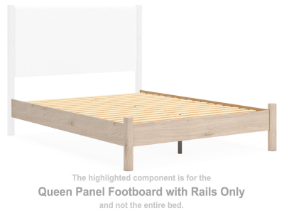 Signature Design by Ashley® Cadmori Queen Panel Footboard with Rails - B2615-54