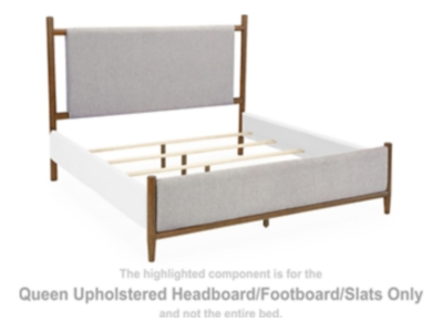 Signature Design by Ashley® Lyncott Queen Upholstered Headboard/Footboard/Slats - B615-81