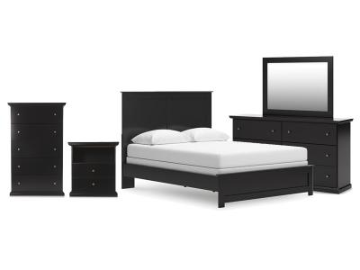 Signature Design by Ashley® Maribel Queen Panel Bed Dresser Mirror Chest and Nightstand - B138B75