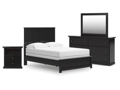 Signature Design by Ashley® Maribel Full Panel Bed Dresser Mirror and Nightstand - B138B78